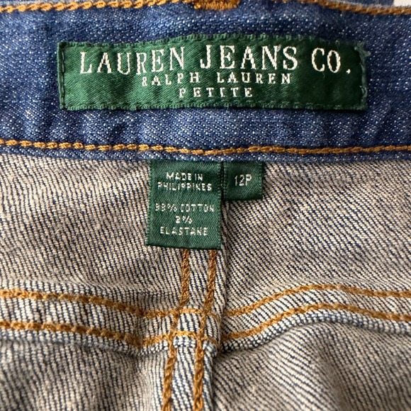 Lauren Jeans Co. Cropped Capri Jeans Women 12P Blue - Picture 4 of 8
